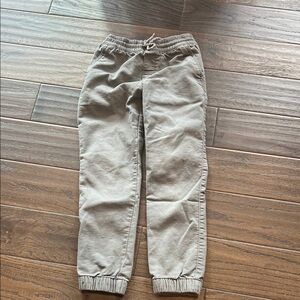 Kids Neutral Tan Jogger Pants